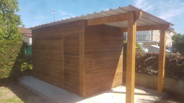 Abri et pergola en bois, photo 1